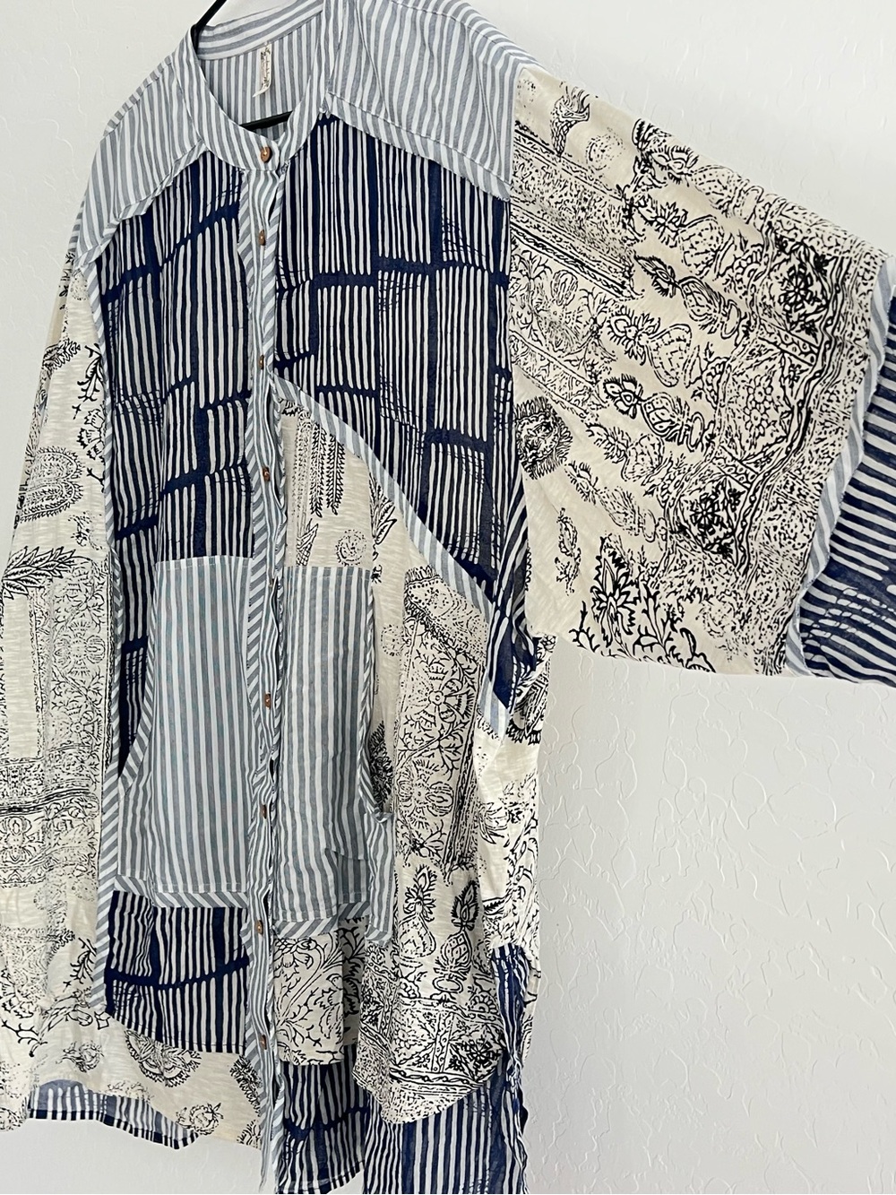NWOT Free People Patch My Heart Shirt - Picture 9 of 16